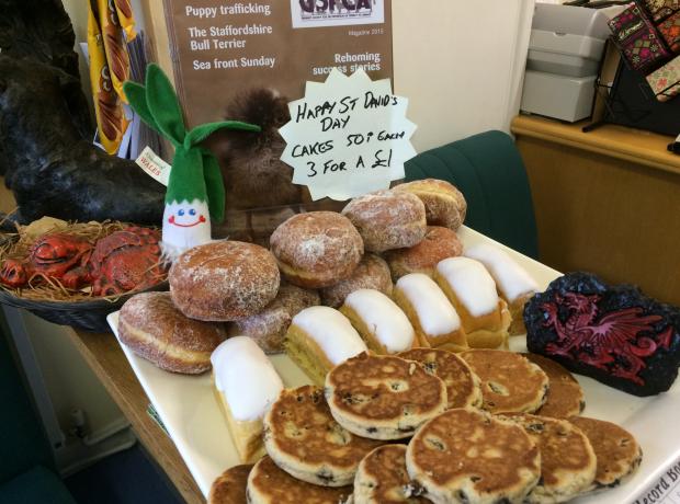 Welsh Cakes on sale at the GSPCA Happy St David s Day Hapus